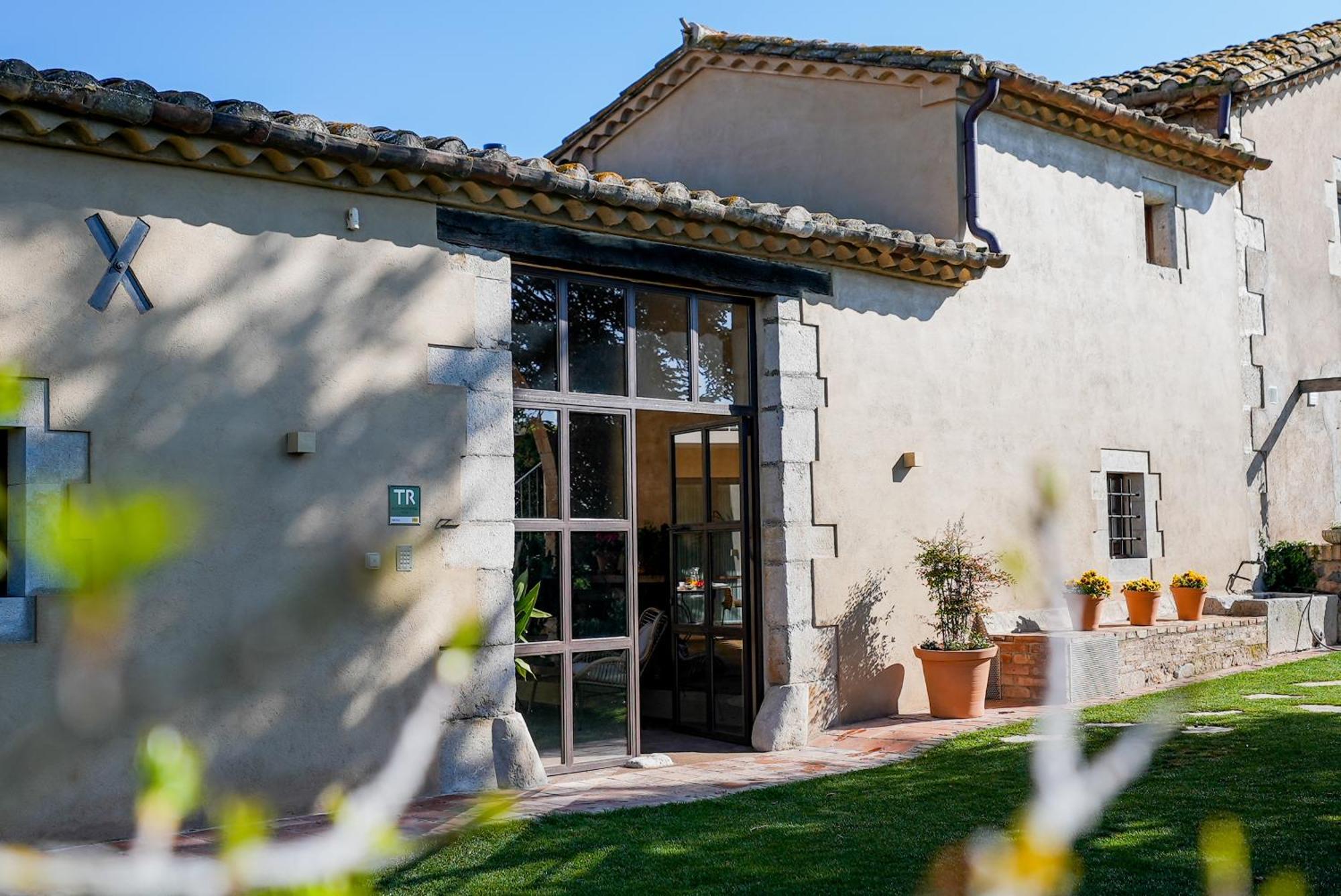 Mas Pla Bed and Breakfast Riudellots de la Selva Buitenkant foto