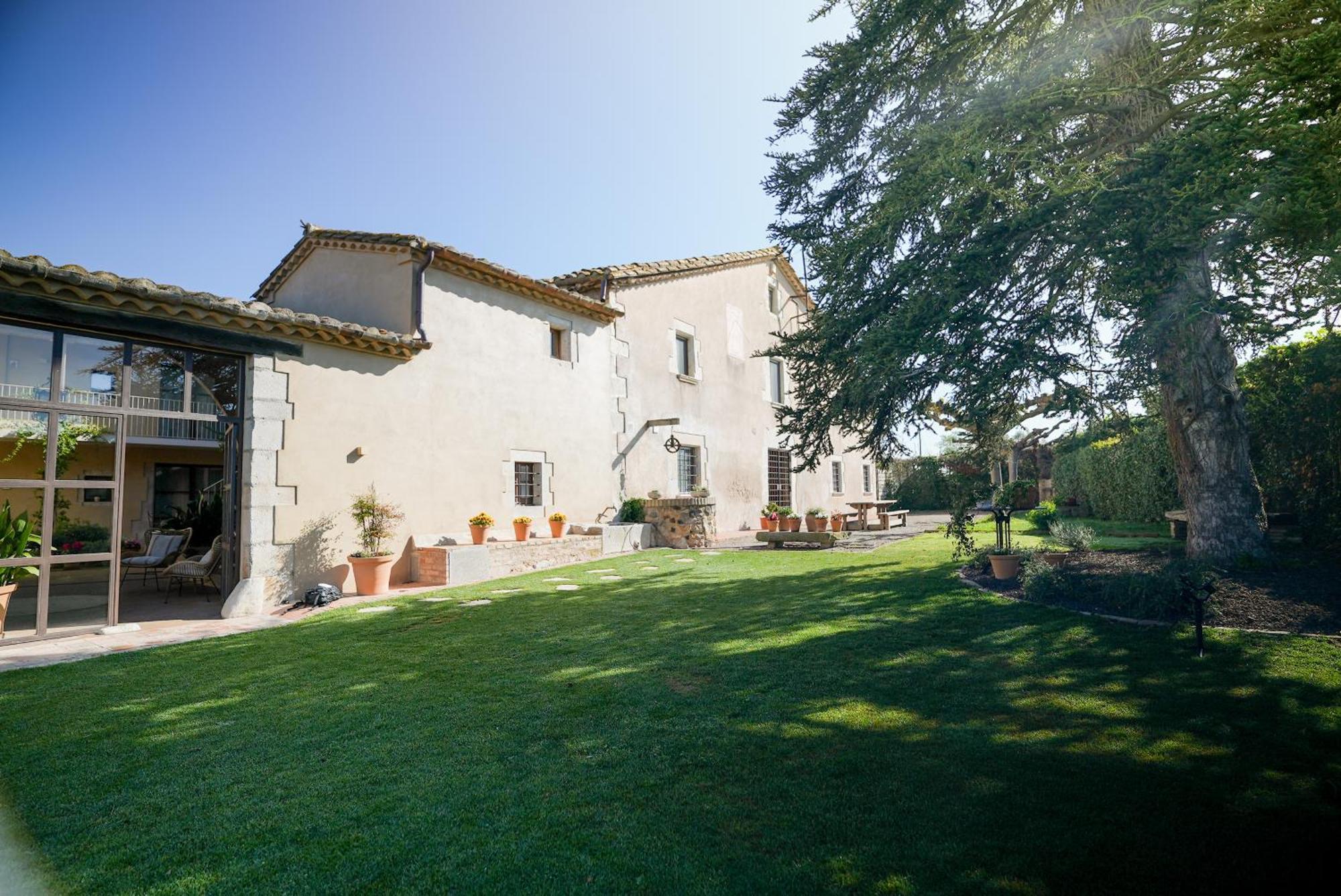 Mas Pla Bed and Breakfast Riudellots de la Selva Buitenkant foto